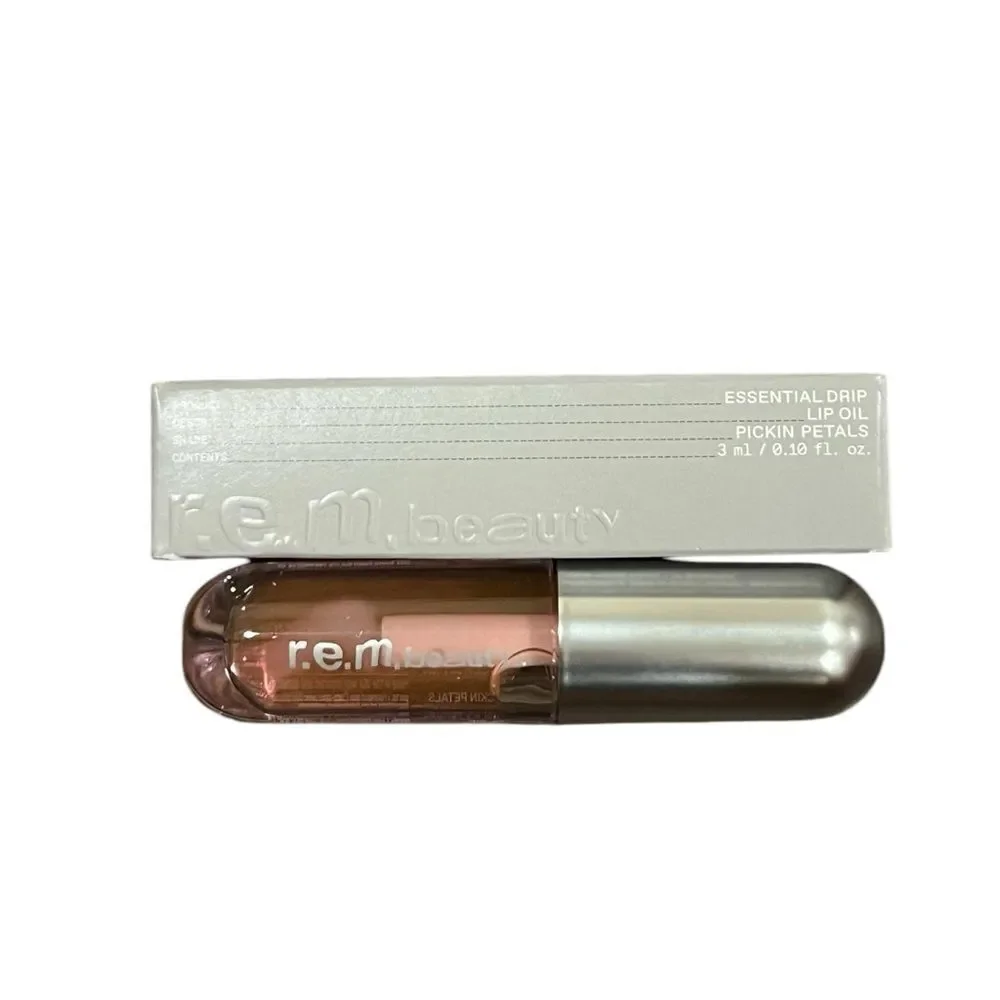 R.E.M. beauty Essential Drip Lip Oil - Pickin' Petals - 3ml - NEW